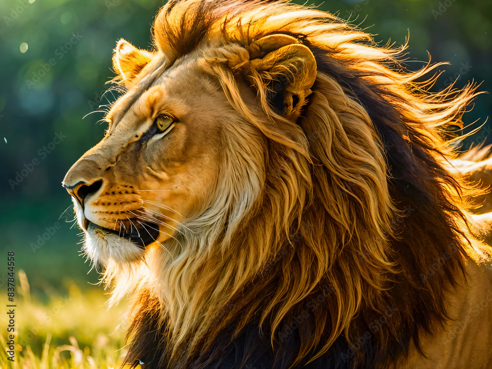 Fototapeta premium portrait of a lion