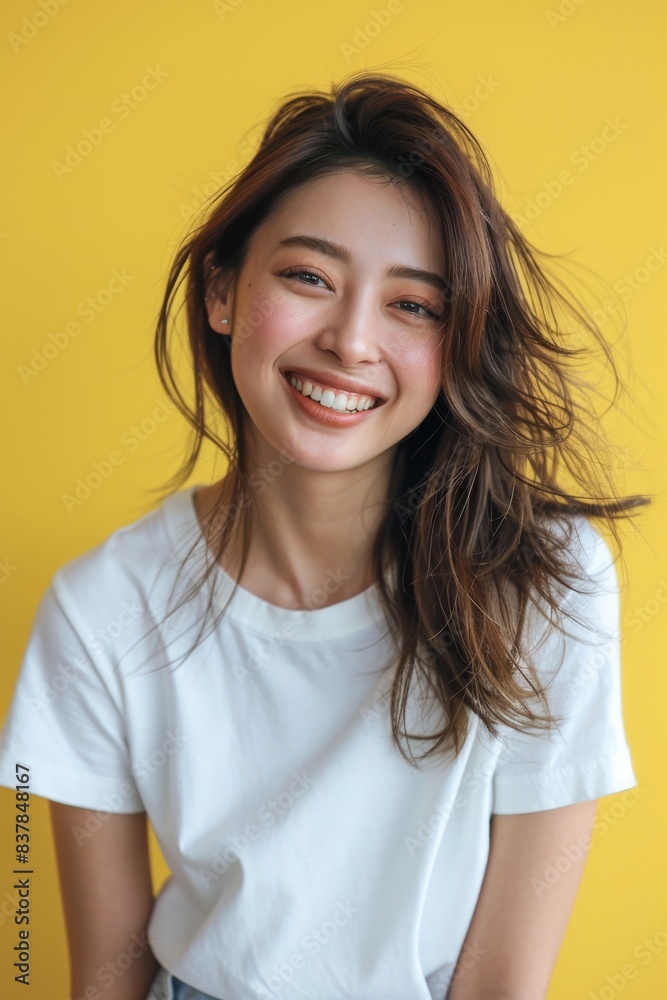 笑顔の若い日本人女性のポートレート(モデル・プロフィール写真・美肌)
笑顔の若い日本人女性のポートレート(モデル・プロフィール写真・美肌)