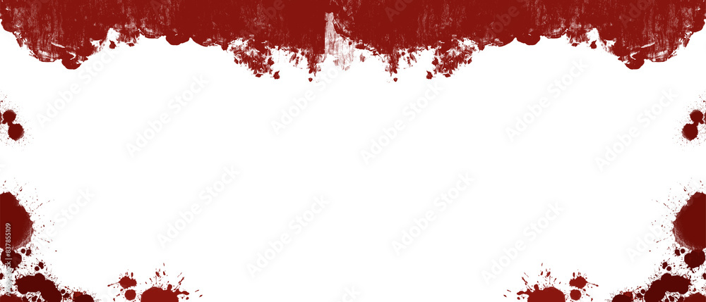 blood red splatters on white background, blood stains blood red splatters on white background, blood stains