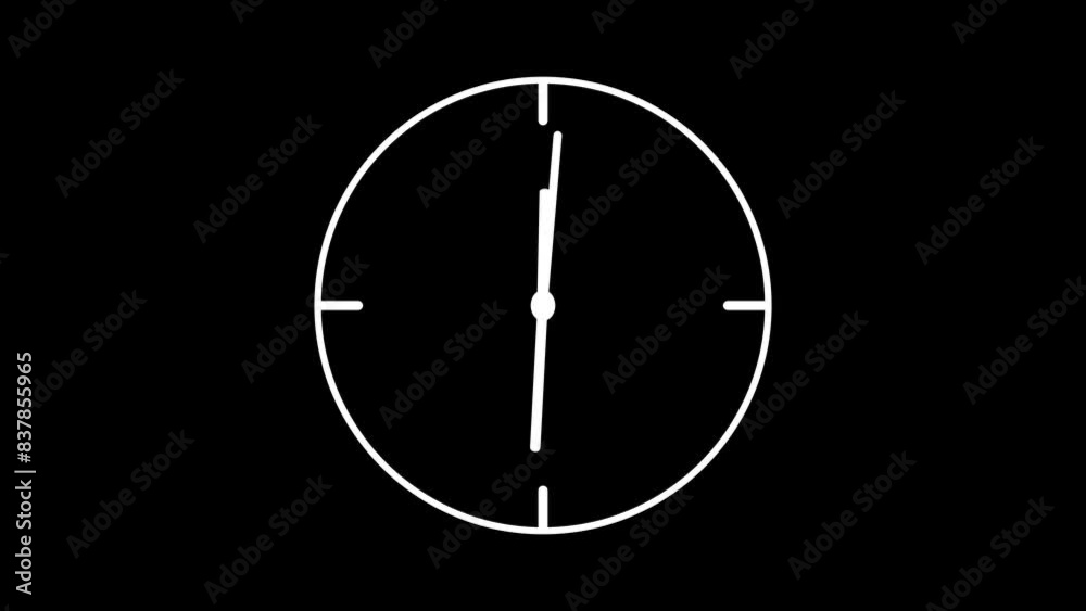 Simple clock icon Simple clock icon