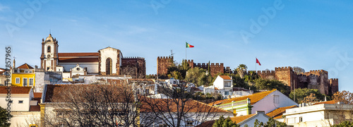 Obraz na płótnie Silves Castle in the South of Portugal in the Algarve region w salonie