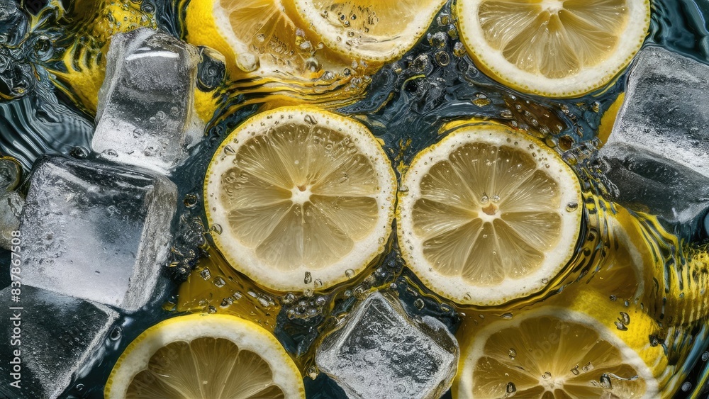 Hydration Theme: Citrus and Ice Cubes Hydration Theme: Citrus and Ice Cubes