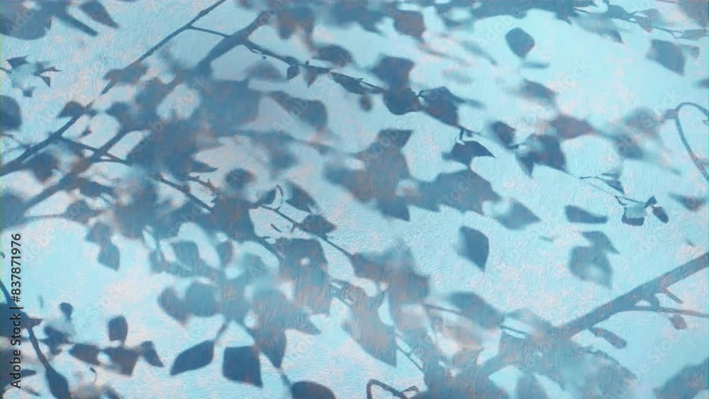 Dappled Sunlight on a Blue Surface background Dappled Sunlight on a Blue Surface background