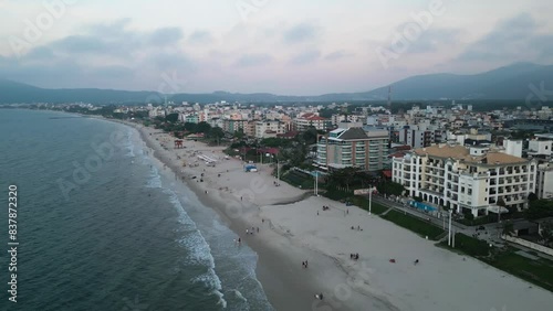 hotels on the shore of canasvieiras beach florianópolis country of brazil photo