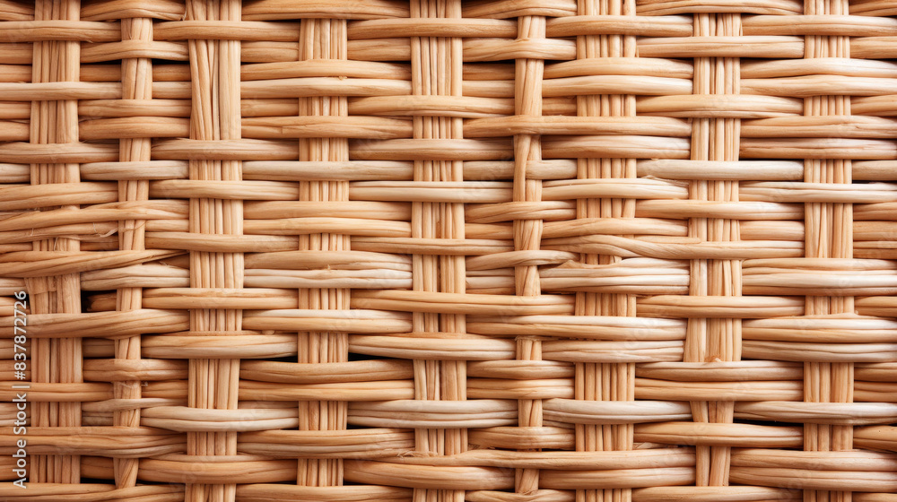 Explore the intricate texture of highdefinition woven rattan for a natural and rustic material background with an organic feel. Explore the intricate texture of highdefinition woven rattan for a natural and rustic material background with an organic feel.