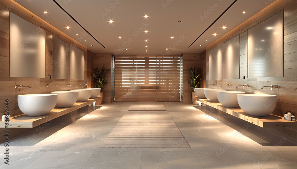 Interior of a bathroom