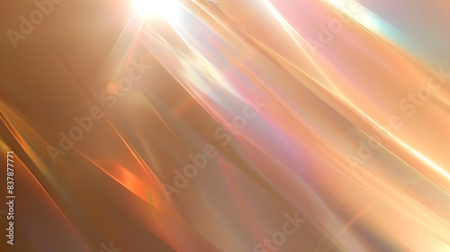 effect caustics light beams natural wallpaper aesthetic trend color beige flare rainbow texture paper shine glare shadow backdrop abstract background sunlight