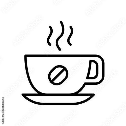 Hot coffee icon