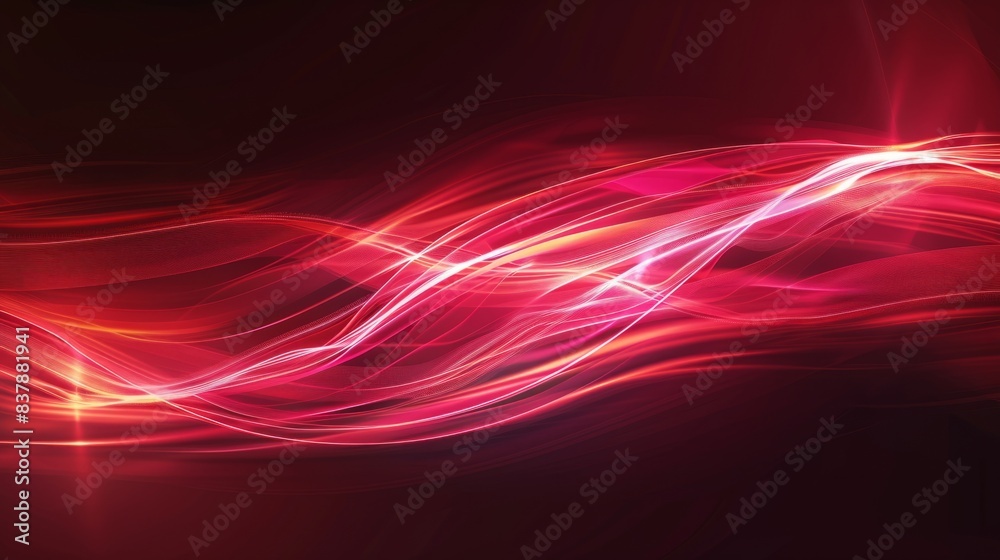 Abstract red background with smooth lines and curves, creating an elegant and modern design element. Abstract red background with smooth lines and curves, creating an elegant and modern design element.