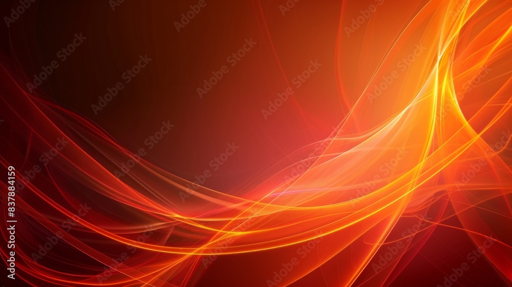 Abstract orange background with smooth lines and curves, creating an elegant and modern design element. Abstract orange background with smooth lines and curves, creating an elegant and modern design element.