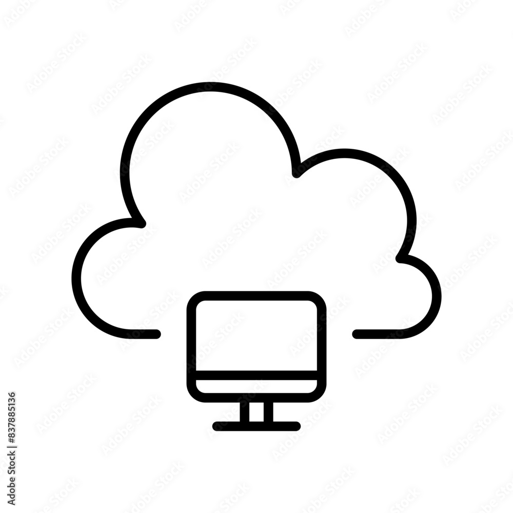 Cloud computing icon Cloud computing icon