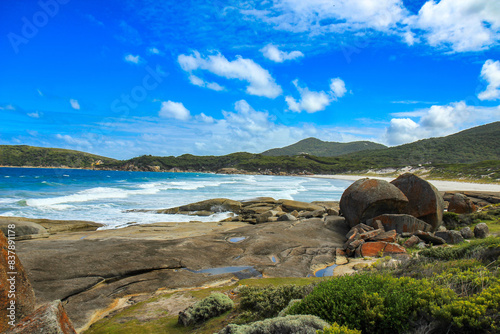 Squeaky Beach in Wilsons Promontory National Park, Victoria, Australia. photo