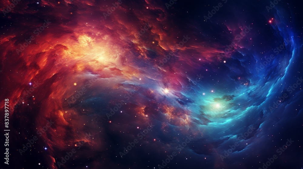 Fototapeta premium Astral Whirls Abstract Patterns of the Universe