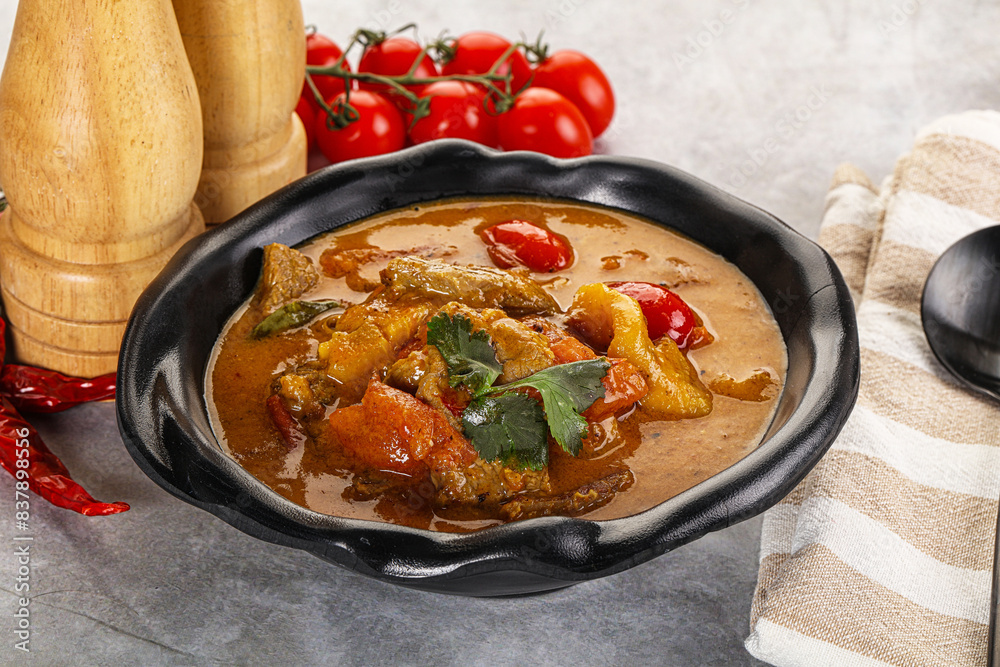 Yellow Thai curry with beef Yellow Thai curry with beef
