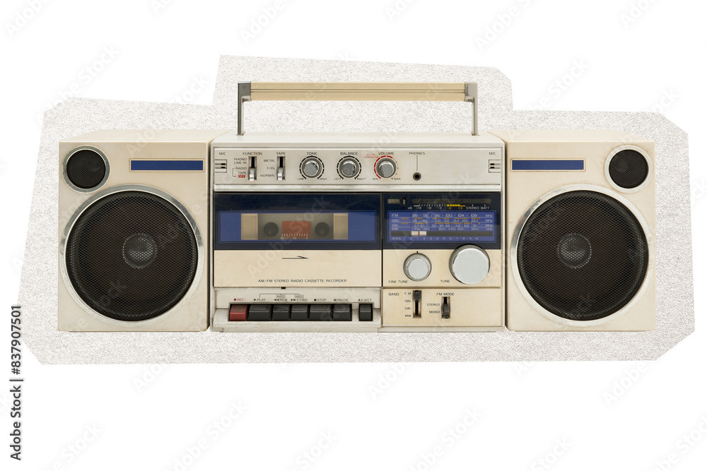 PNG cassette player digital sticker, collage element in transparent background PNG cassette player digital sticker, collage element in transparent background