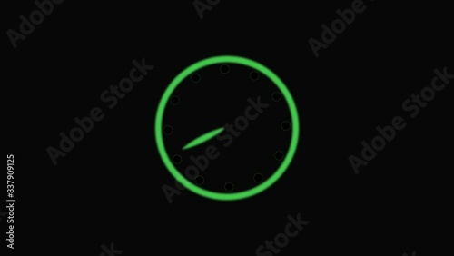 A simple blur watch with on indicator