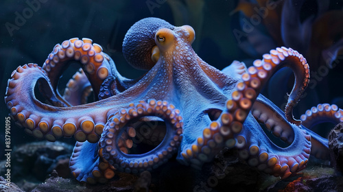 Close-Up Photo of an Octopus - Detailed Marine Life Photography © @foxfotoco
