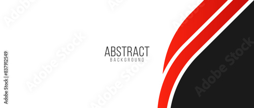 abstract background with dynamic red and black curve