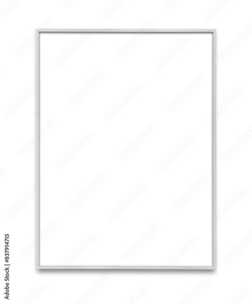 Gray picture frame transparent png