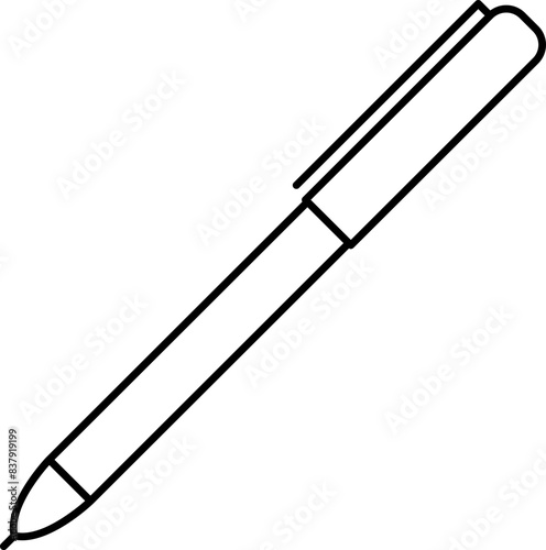 Pen icon. Pencil line icon. Edit symbol. Pen marker. Pencil or pen icon set. Vector illustration.