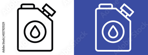 Oil Can Icon for Industrial, Automotive, and Maintenance-related Vector Designs