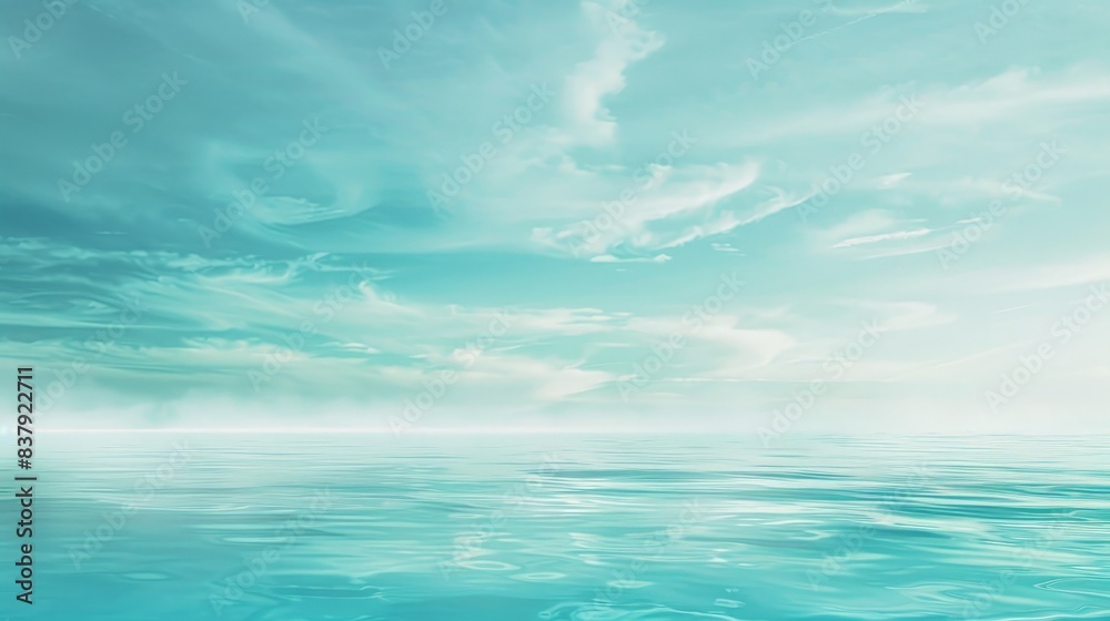 A gradient background transitioning from light blue to turquoise, evoking a calm and serene feeling A gradient background transitioning from light blue to turquoise, evoking a calm and serene feeling