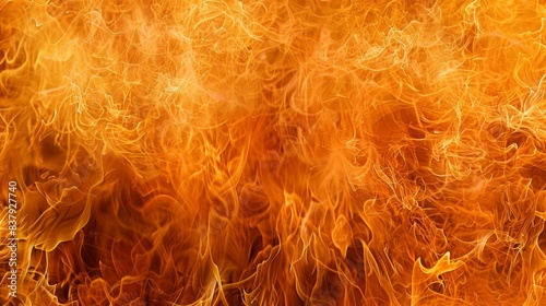 Blaze fire flame texture for banner background. Burning concept