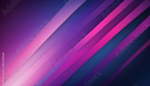 A sleek gradient background transitioning from deep blue to pink purple, with diagonal stripes and illuminated dots adding depth and modernity.