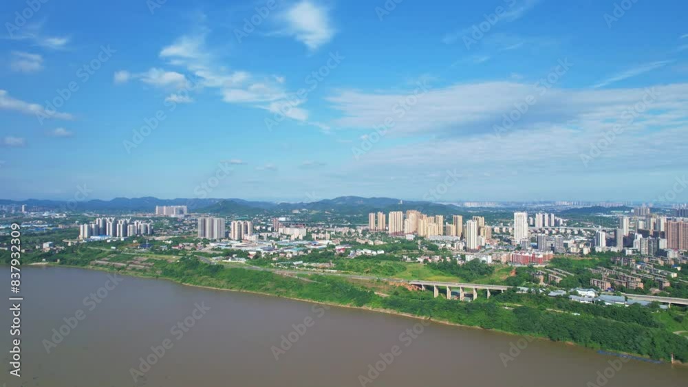 Aerial photography of Yuetang District, Xiangtan, Hunan Province, China Aerial photography of Yuetang District, Xiangtan, Hunan Province, China