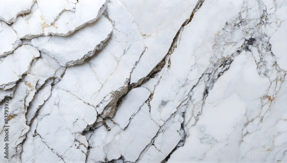  panoramic white background from marble stone texture