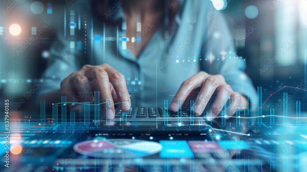 Digital Finance Wizard Calculating Success with Expert Precision and Insightful Financial Charts Digital Finance Wizard Calculating Success with Expert Precision and Insightful Financial Charts