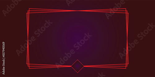 Streaming Face Cam Futuristic Line Style