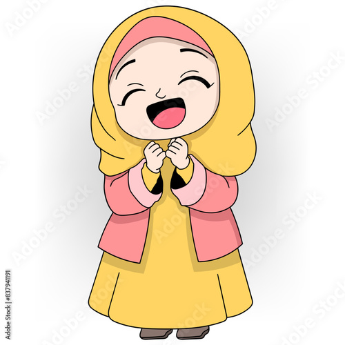 Muslim girls are living happily because they are healthy