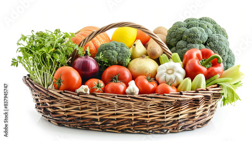 vegetables in basket