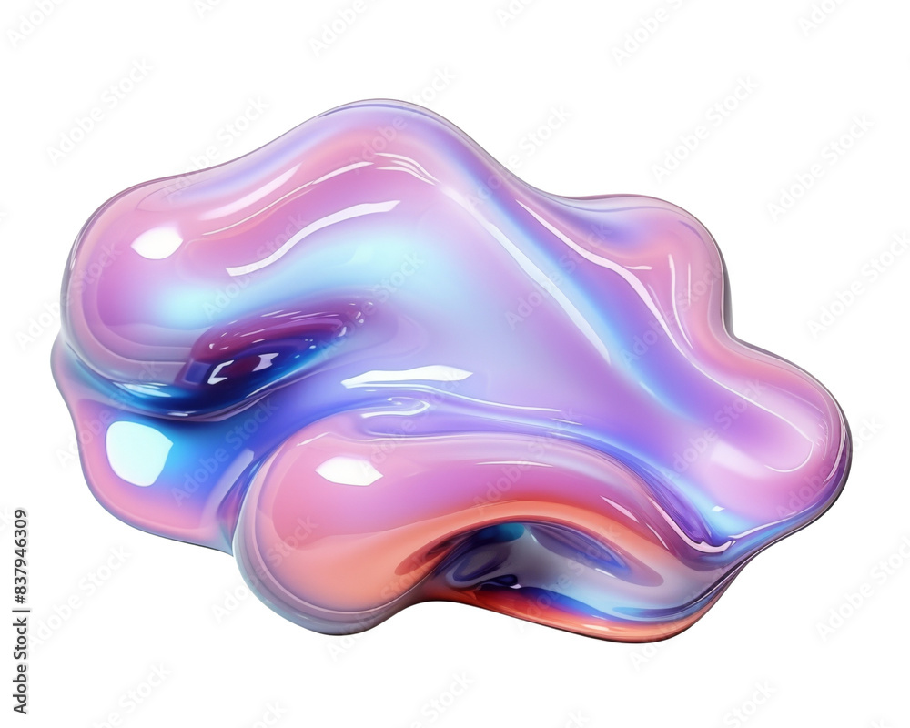 fluid gradient iridescent on transparent background fluid gradient iridescent on transparent background