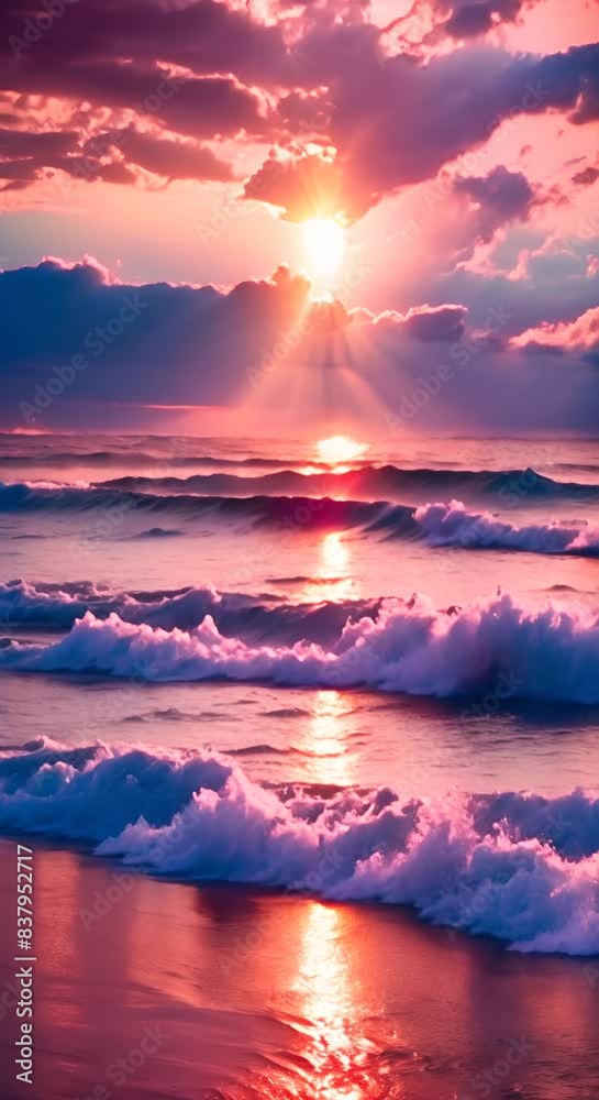 Ocean sunset Magical dramatic sea sunset Burning sky and shining golden waves Sunset sea Red sky yellow sun and amazing sea Summer sunset seascape Colorful pink and golden colors Vertical Ocean sunset Magical dramatic sea sunset Burning sky and shining golden waves Sunset sea Red sky yellow sun and amazing sea Summer sunset seascape Colorful pink and golden colors Vertical