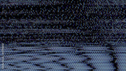 Glitch noise static television VFX. Visual video effects stripes background, CRT tv screen no signal glitch effect