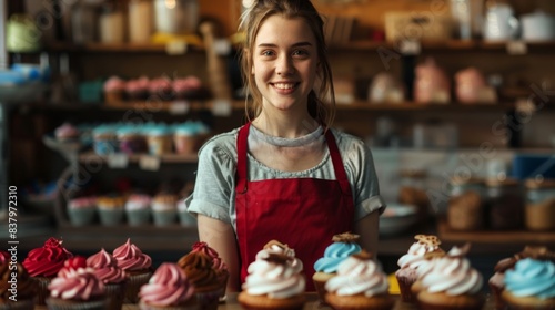 The Young Bakery Employee