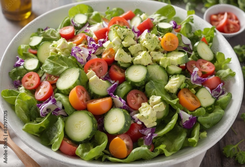 fresh vegetable salad