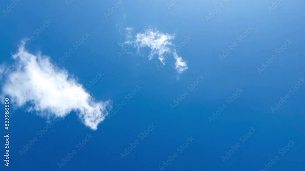 Beautiful blue sky with fast speed moving clouds Beautiful blue sky with fast speed moving clouds
