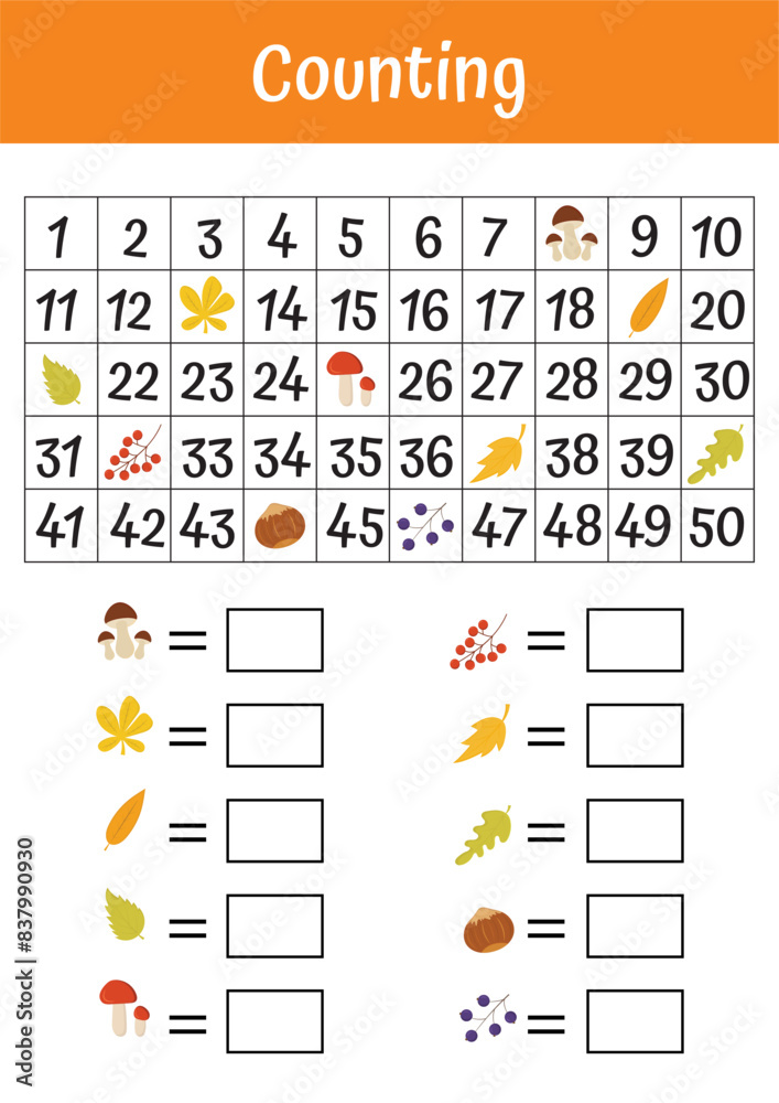 Math worksheets for school education. Learning mathematic pages ...