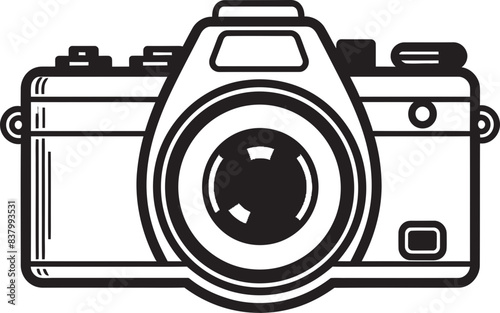 Shutter Showcase Vector Graphic Design Frame Finesse Camera Iconic Art