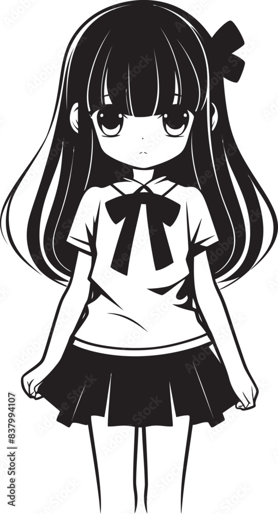 Serene Sprite Cartoon Character Design Dreamy Dazzle Cute Girl Icon Serene Sprite Cartoon Character Design Dreamy Dazzle Cute Girl Icon