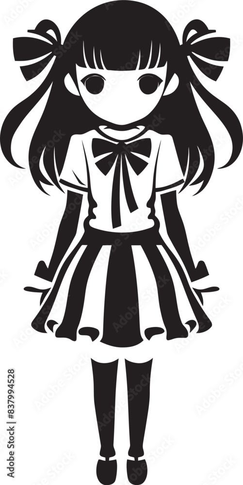 Fototapeta premium Precious Pixie Cartoon Logo Graphic Adorable Angel Vector Character Design