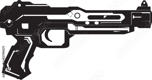 Firearms Fusion Combat Icon Design Stealth Stalker Gun Graphic Art