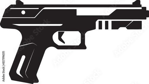 Vigilante Vigor Combat Vector Art Stealth Defender Gun Logo Icon