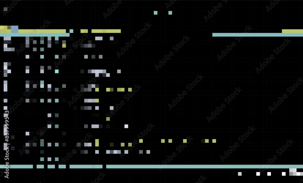 Cyberspace glitch pattern on dark background Cyberspace glitch pattern on dark background