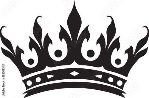 Crown Majesty Icon Design Art Aristocratic Aura Logo Vector Icon