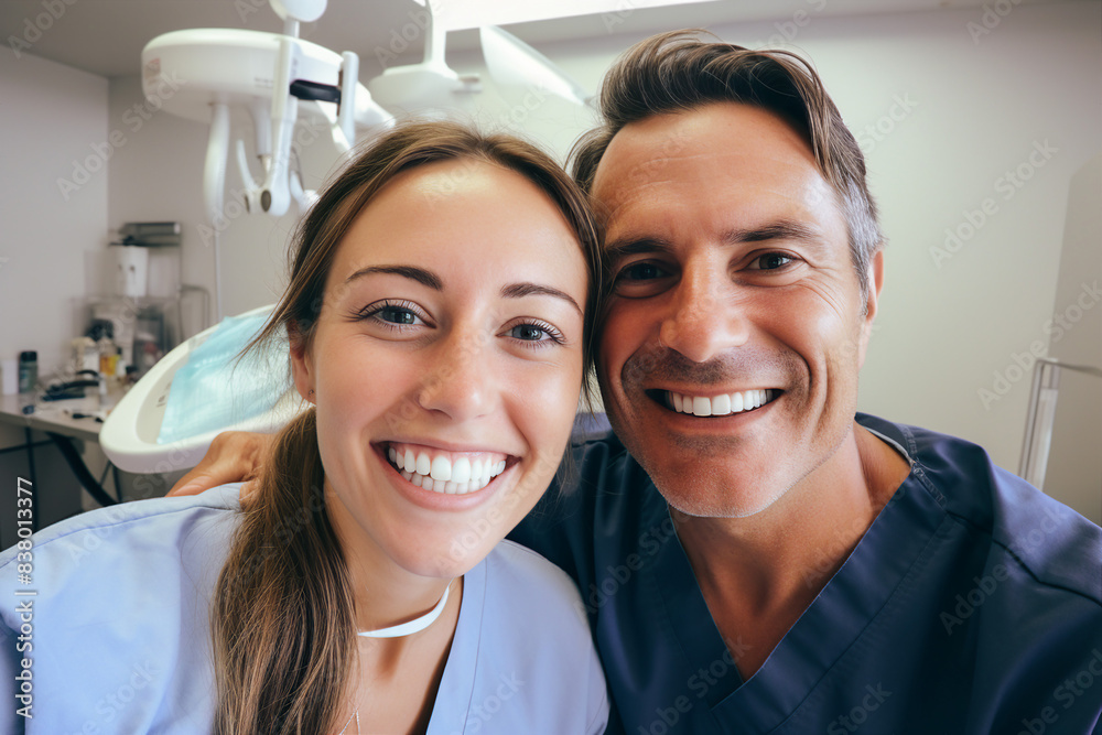 Generative AI Portrait of experienced doctor at hospital patient examination consultation medicare Generative AI Portrait of experienced doctor at hospital patient examination consultation medicare