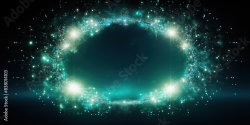 glitter circle of light shine sparkles and platinum moonlight spark particles space star stars galaxy sky nebula universe astronomy empty blank frame neon color